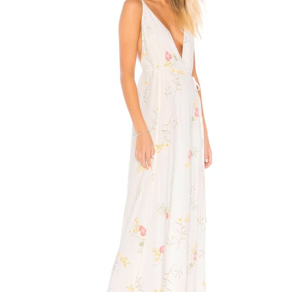 Capulet Dresses & Skirts - Capulet Maxine Ivory Floral Print Wrap Dress (size M)